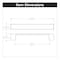 Heritage Designs Contemporary Pull 5116 Inch 128mm Center to Center Matte Black Finish, 10PK R077752MBX10B - alternate 4